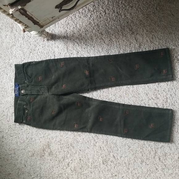 Olive green unisex moose pants Polo Ralph Lauren - Picture 1 of 3